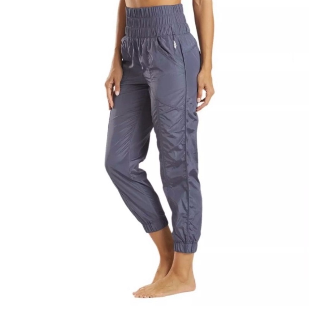 New Free People FP Movement The Way Home Joggers Pant Sz L Deep Sea